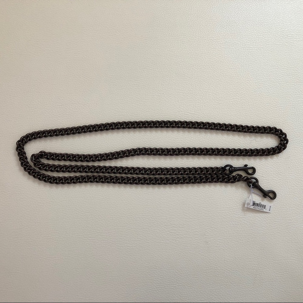 Coach Dinky Chain Strap in Black Copper